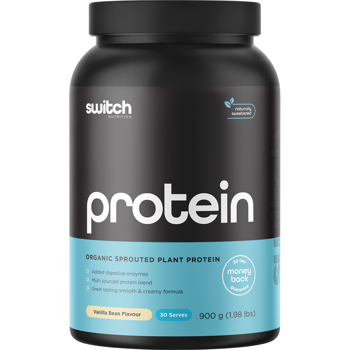 Protein Organic Sprouted Plant Vanilla Bean