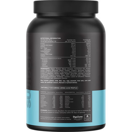 Protein Organic Sprouted Plant Choc Sea Salt