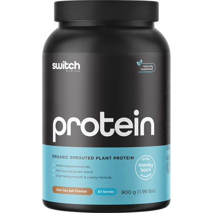Protein Organic Sprouted Plant Choc Sea Salt