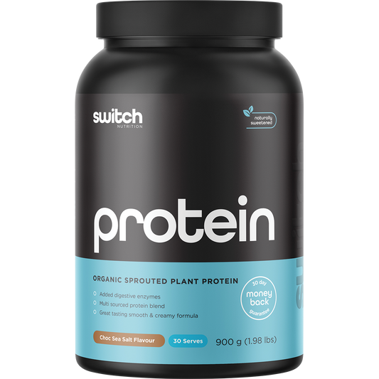 Protein Organic Sprouted Plant Choc Sea Salt