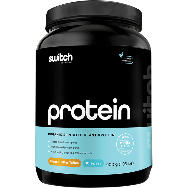 Protein Organic Sprouted Plant Peanut Butter Toffee