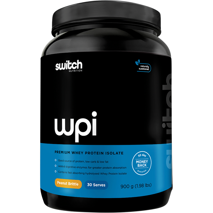 Switch Nutrition WPI Premium Whey Protein Isolate Peanut Brittle