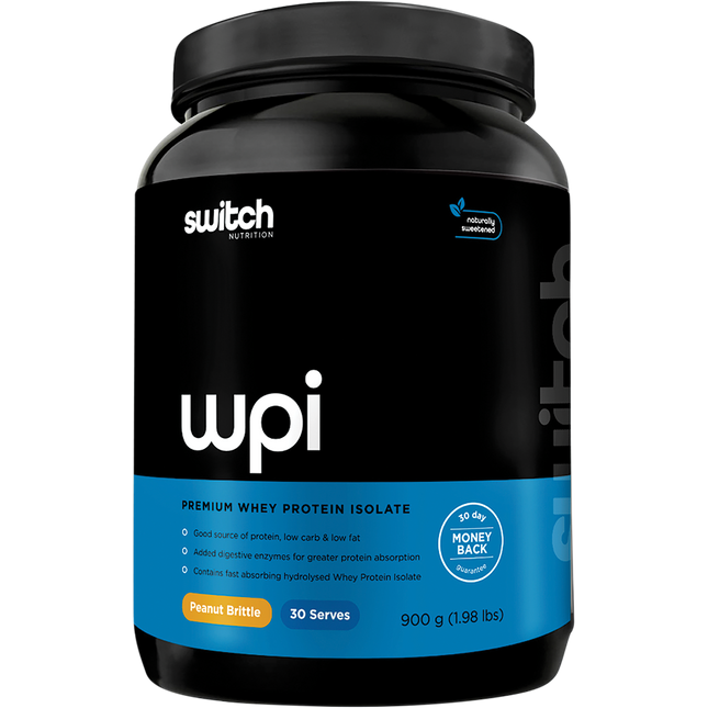 Switch Nutrition WPI Premium Whey Protein Isolate Peanut Brittle
