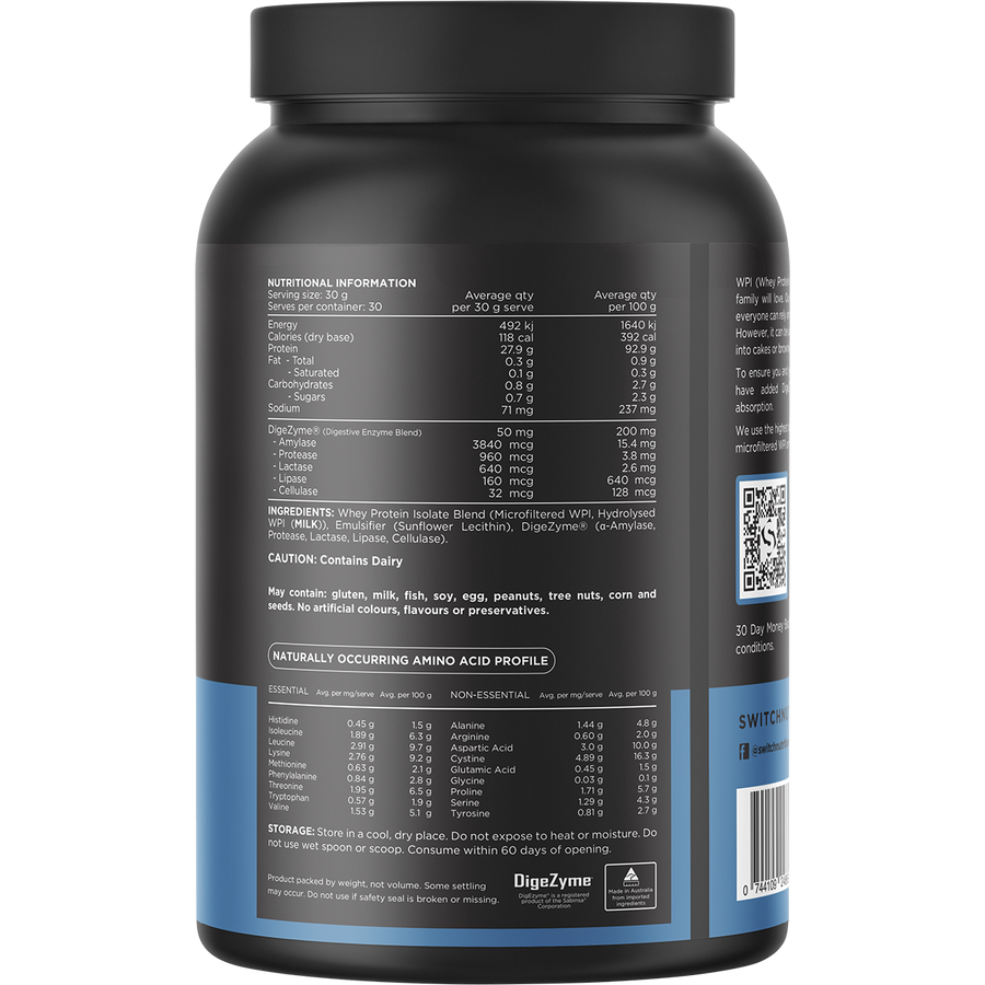 WPI PROTEIN Premium Whey Protein Isolate Unflavoured