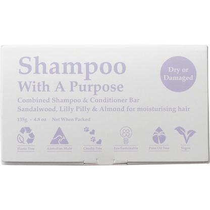 Shampoo & Conditioner Bar Dry or Damaged Hair