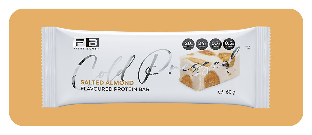 Fibre Boost Cold Pressed Salted Almond flavoured Protein Bar