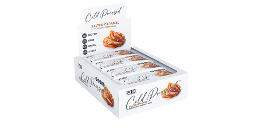 Fibre Boost Cold Pressed Salted Caramel flavoured Protein Bar