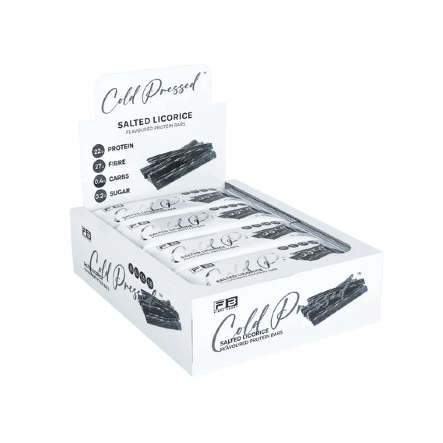 Fibre Boost Cold Pressed Salted Licorice Protein Bar
