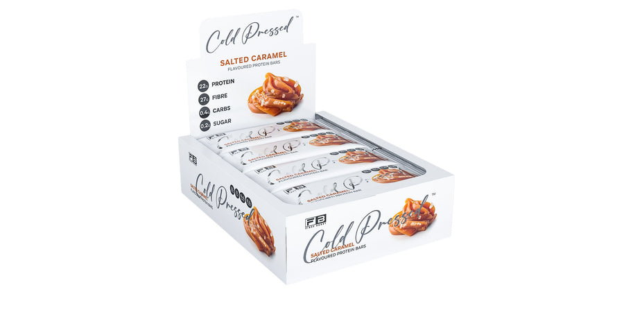 Fibre Boost Cold Pressed Salted Caramel flavoured Protein Bar