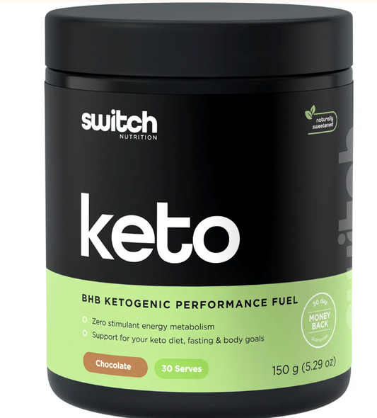 Switch Nutrition Keto BHB Ketogenic Performance Fuel Chocolate 150g