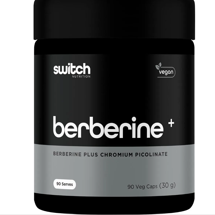Switch Nutrition Berberine+ Plus Chromium Picolinate 90 Caps