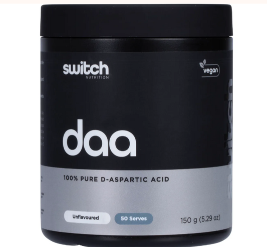 Switch Nutrition DAA 100% Pure D-Aspartic Acid Unflavoured 150g