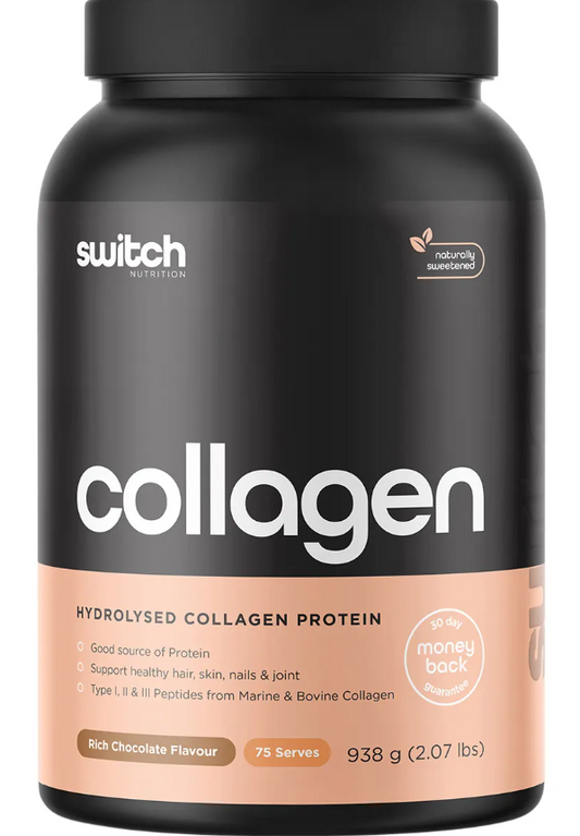 Switch Nutrition Hydrolysed Collagen Protein Rich Chocolate 938g