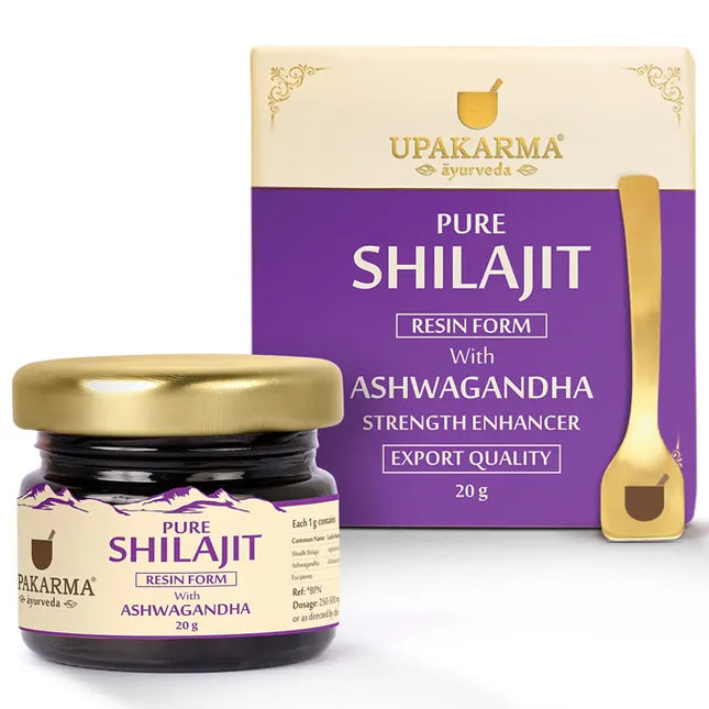 Pure Shilajit Resin with Ashwagandha for natural strength boost