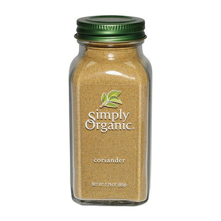 Simply Organic Coriander Seed Ground LARGE GLASS 65g