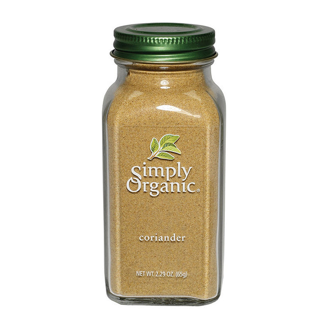 Simply Organic Coriander Seed Ground LARGE GLASS 65g