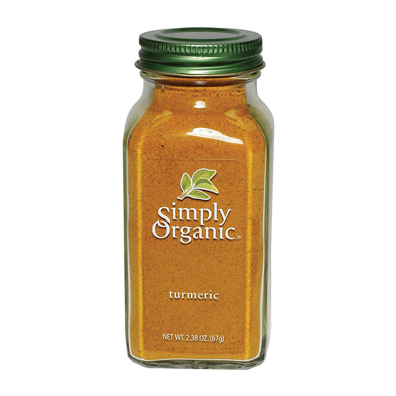 Simply Organic Turmeric LARGE GLASS 67g