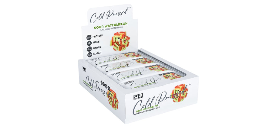 Fibre Boost Cold Pressed Sour Watermelon flavoured Protein Bar