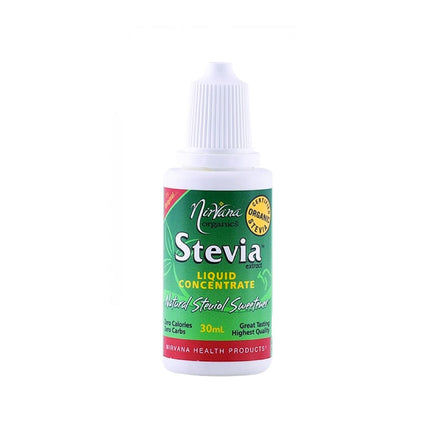 Nirvana Organics Stevia Liquid 30ml concentrate bottle