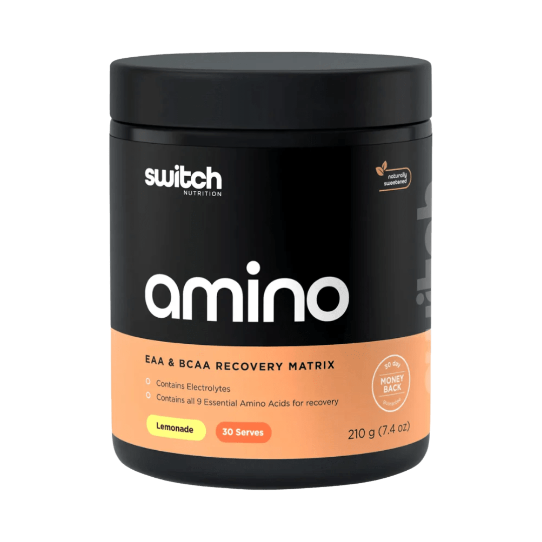 Switch Nutrition Amino EAA & BCAA Electrolyte Recovery Lemonade 210g