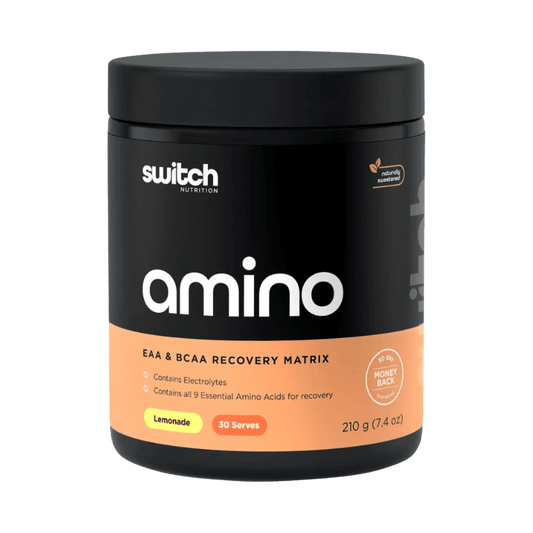 Switch Nutrition Amino EAA & BCAA Electrolyte Recovery Lemonade 210g