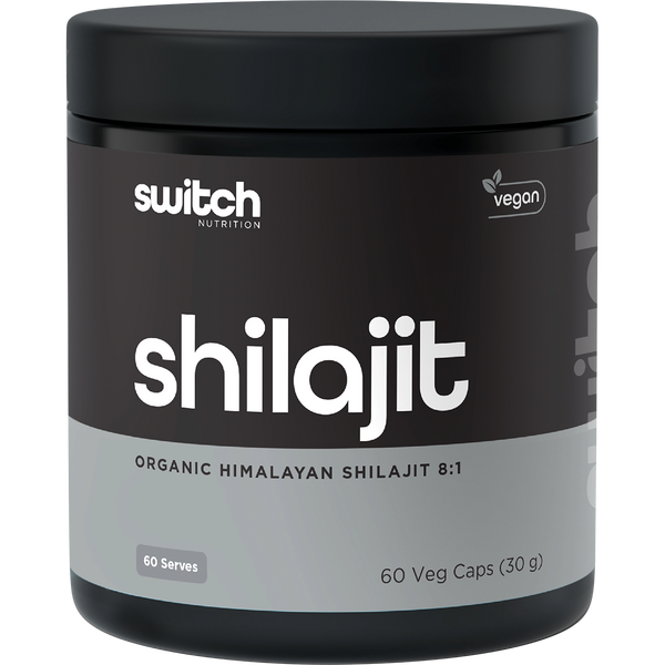 Switch Nutrition Shilajit Organic Himalayan Shilajit 8:1 product packaging