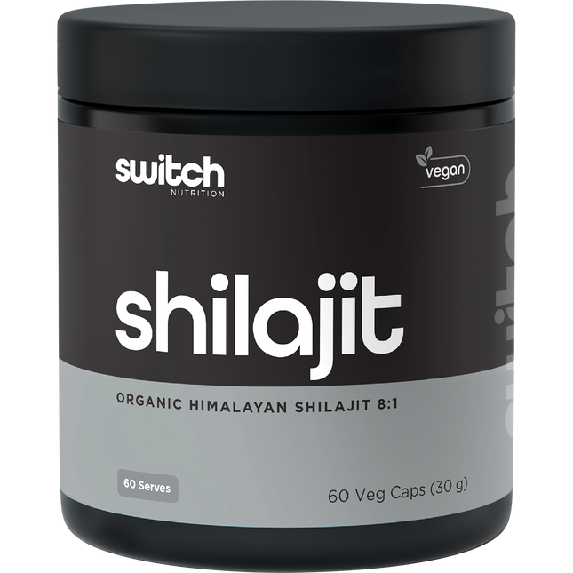 Switch Nutrition Shilajit Organic Himalayan Shilajit 8:1 product packaging