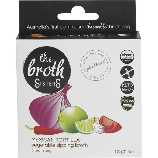 Vegetable Sipping Broth Bags Mexican Tortilla