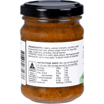 Vegetable Stock Concentrate No Onion Or Garlic