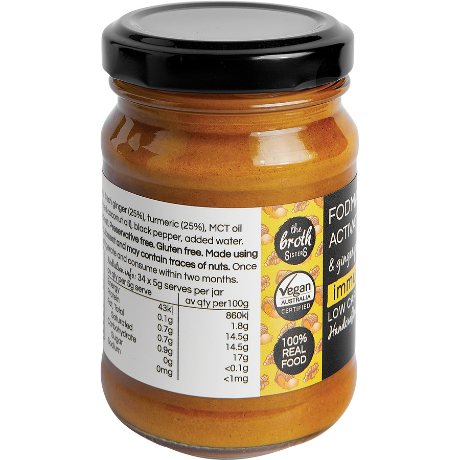Activated Turmeric & Ginger Paste with MCT Oil