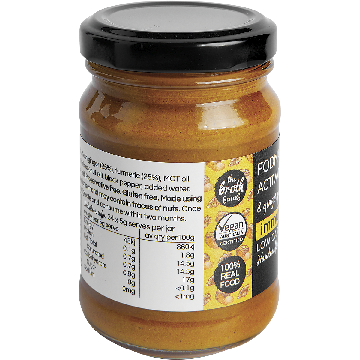 Activated Turmeric & Ginger Paste with MCT Oil