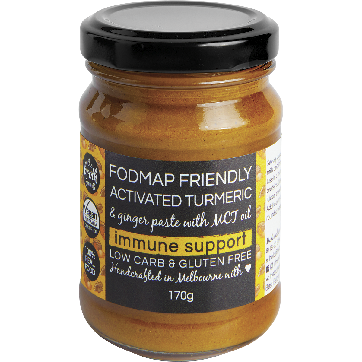 Activated Turmeric & Ginger Paste with MCT Oil