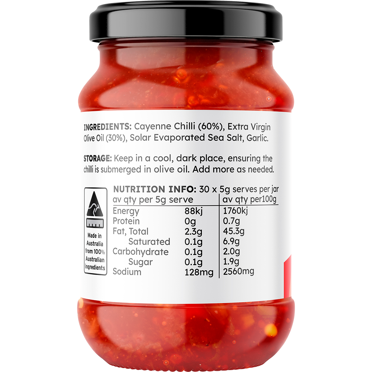 Fermented Chilli in 100% Olive Oil