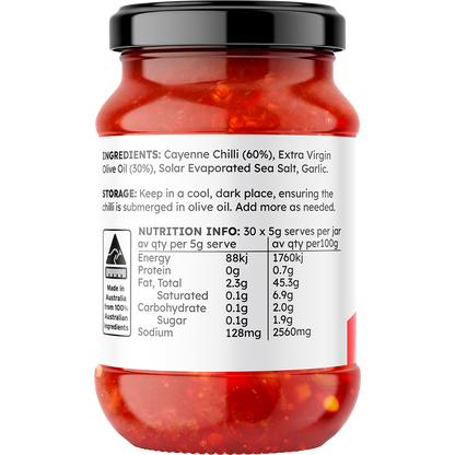 Fermented Chilli in 100% Olive Oil