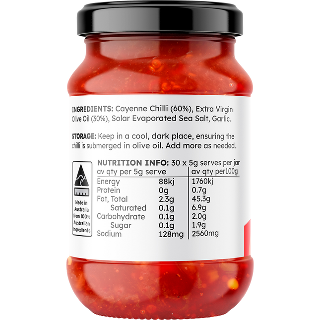 Fermented Chilli in 100% Olive Oil