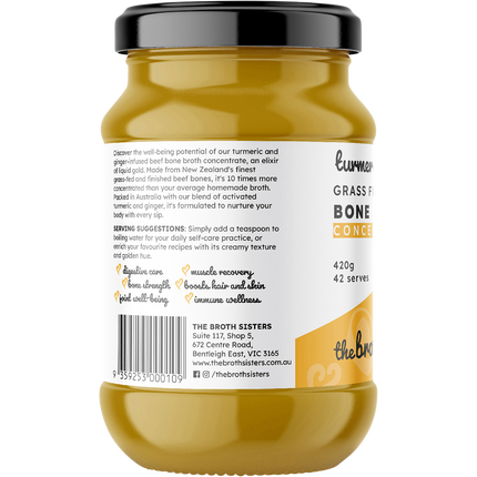 Beef Bone Broth Concentrate Turmeric & Ginger