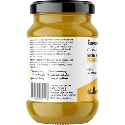 Beef Bone Broth Concentrate Turmeric & Ginger