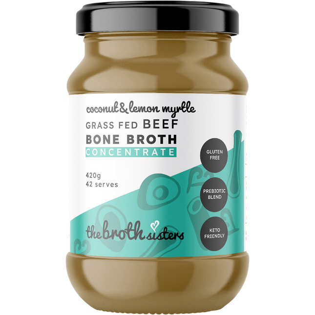Beef Bone Broth Concentrate Coconut & Lemon Myrtle