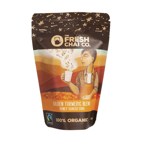 THE FRESH CHAI CO. Golden Turmeric Blend Honey Soaked Chai 125g