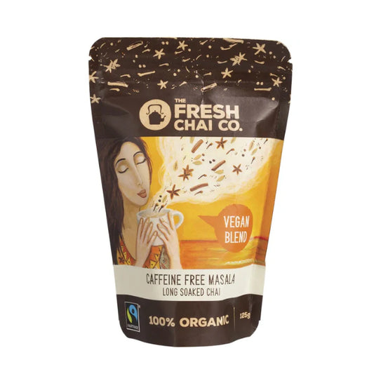 THE FRESH CHAI CO. Vegan Caffeine Free Masala Long Soaked Chai 125g