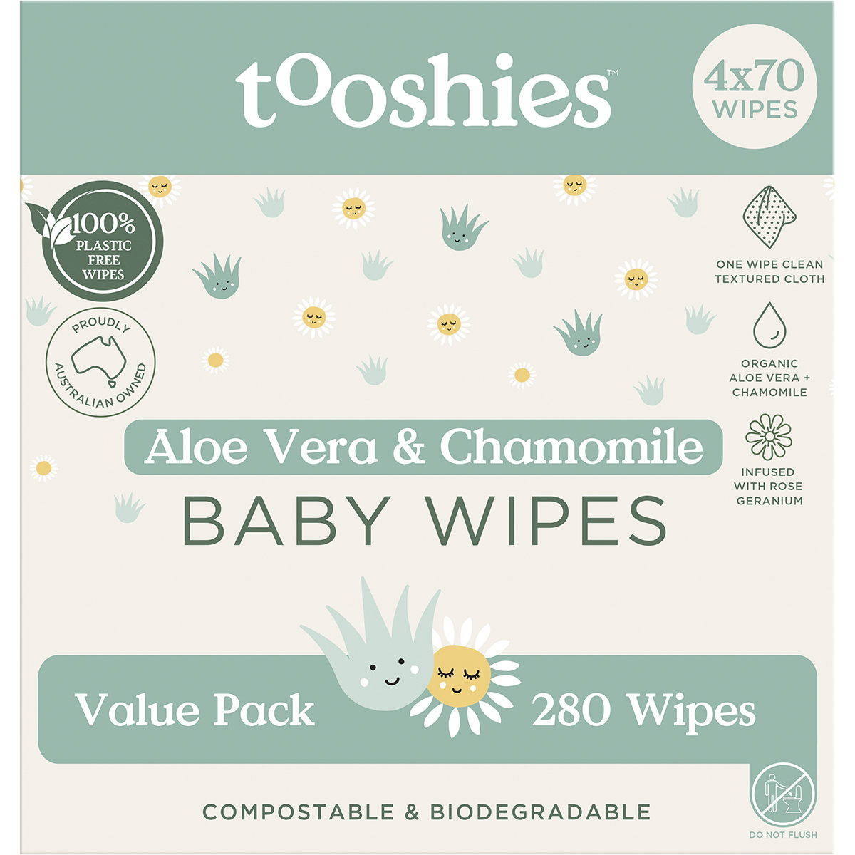 Eco Wipes Value Pack Aloe Vera & Chamomile