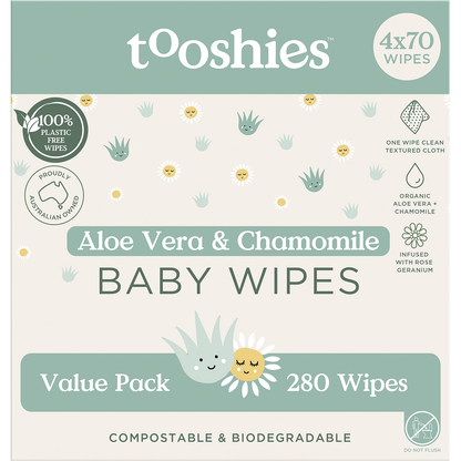 Eco Wipes Value Pack Aloe Vera & Chamomile