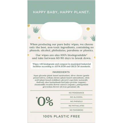 Eco Wipes Value Pack Aloe Vera & Chamomile