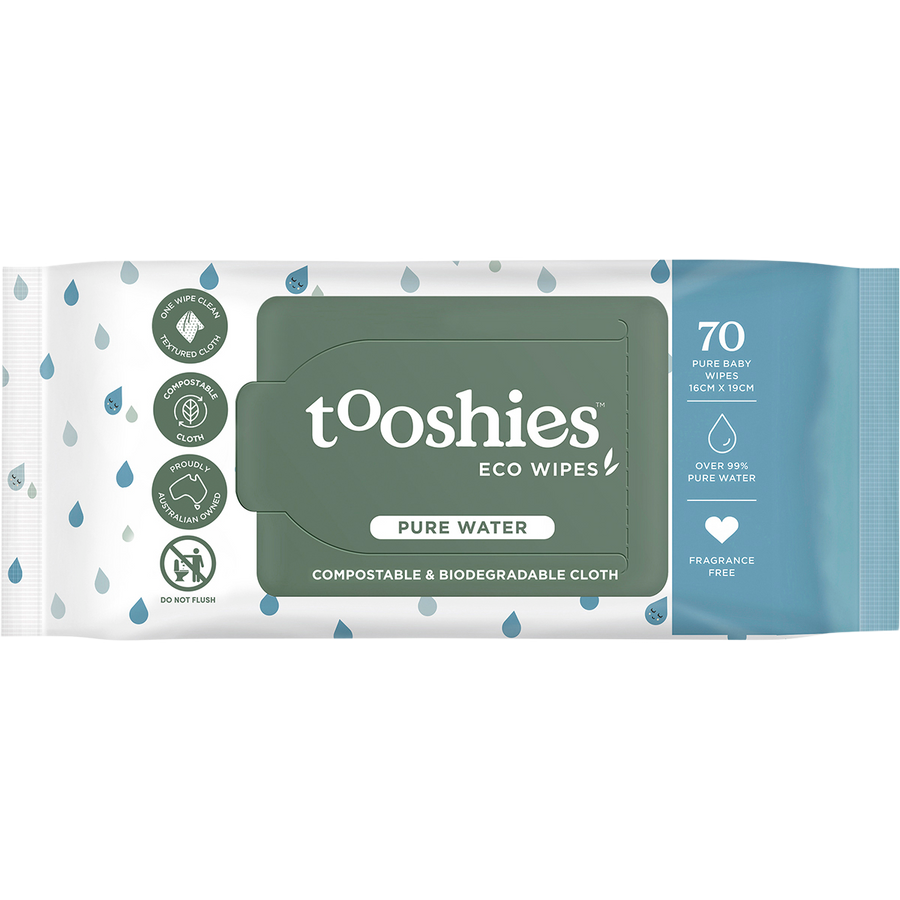 Eco Pure Baby Wipes 99% Pure Water