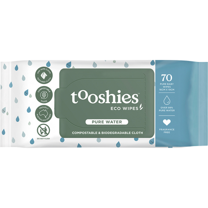 Eco Pure Baby Wipes 99% Pure Water