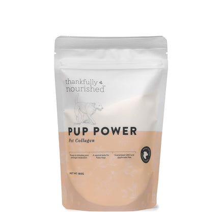 Thankfully Nourished Pup Power Collagen 180g for dogs