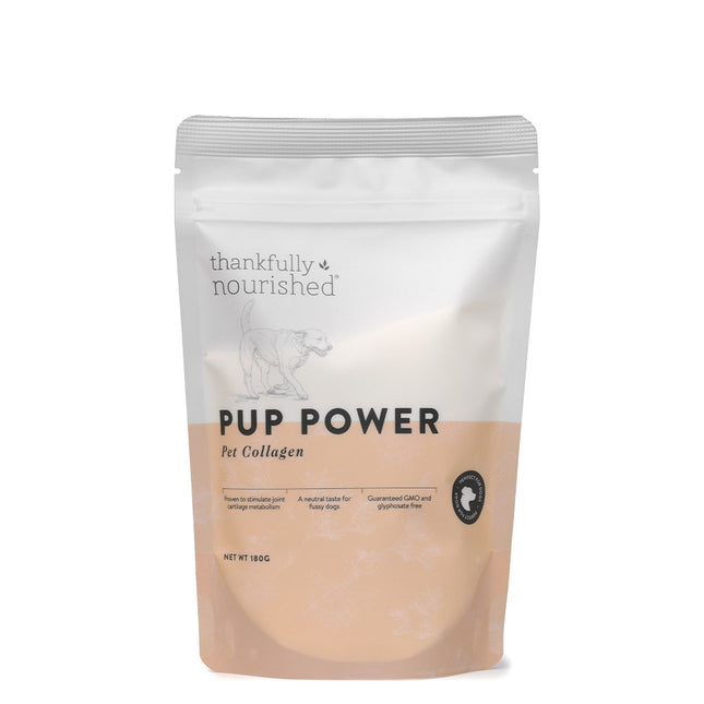 Thankfully Nourished Pup Power Collagen 180g for dogs