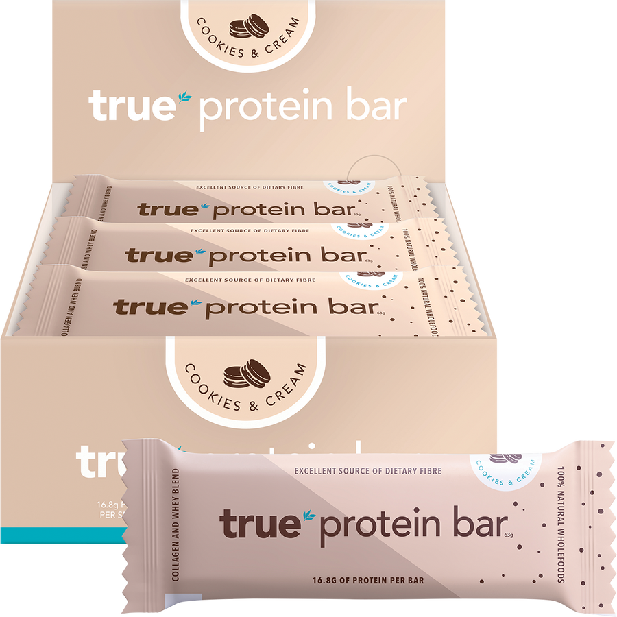 TRUE PROTEIN Protein Bar Cookies & Cream