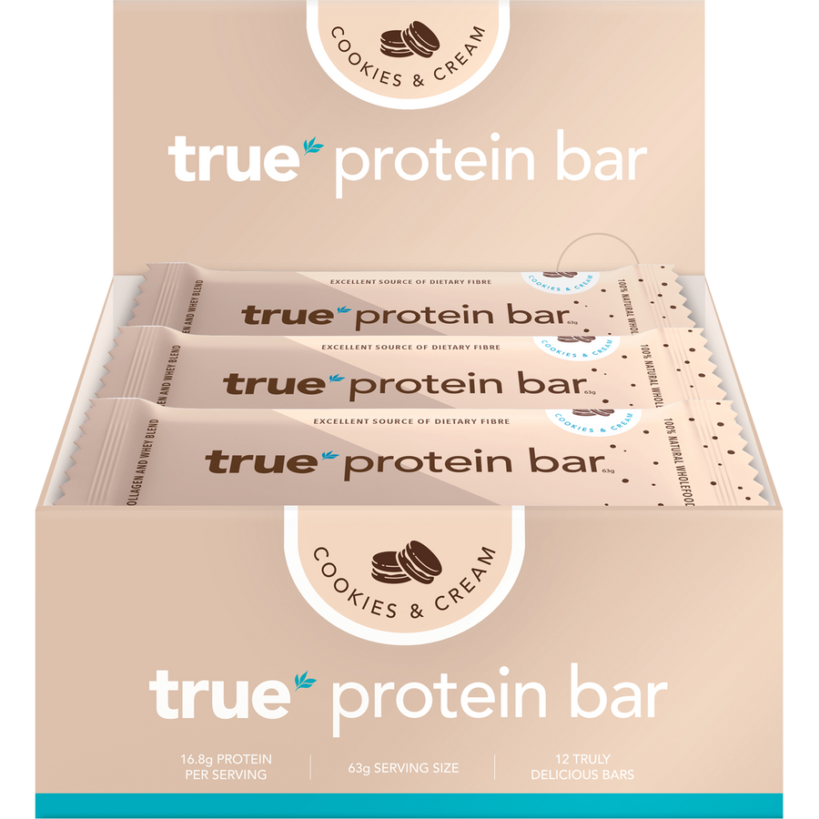 TRUE PROTEIN Protein Bar Cookies & Cream