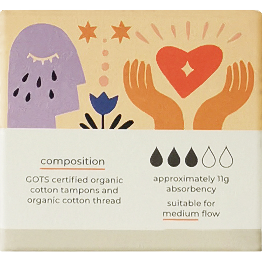 Organic Cotton Tampons Regular